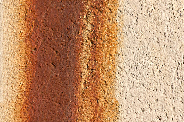 Rusty wall texture stock photo