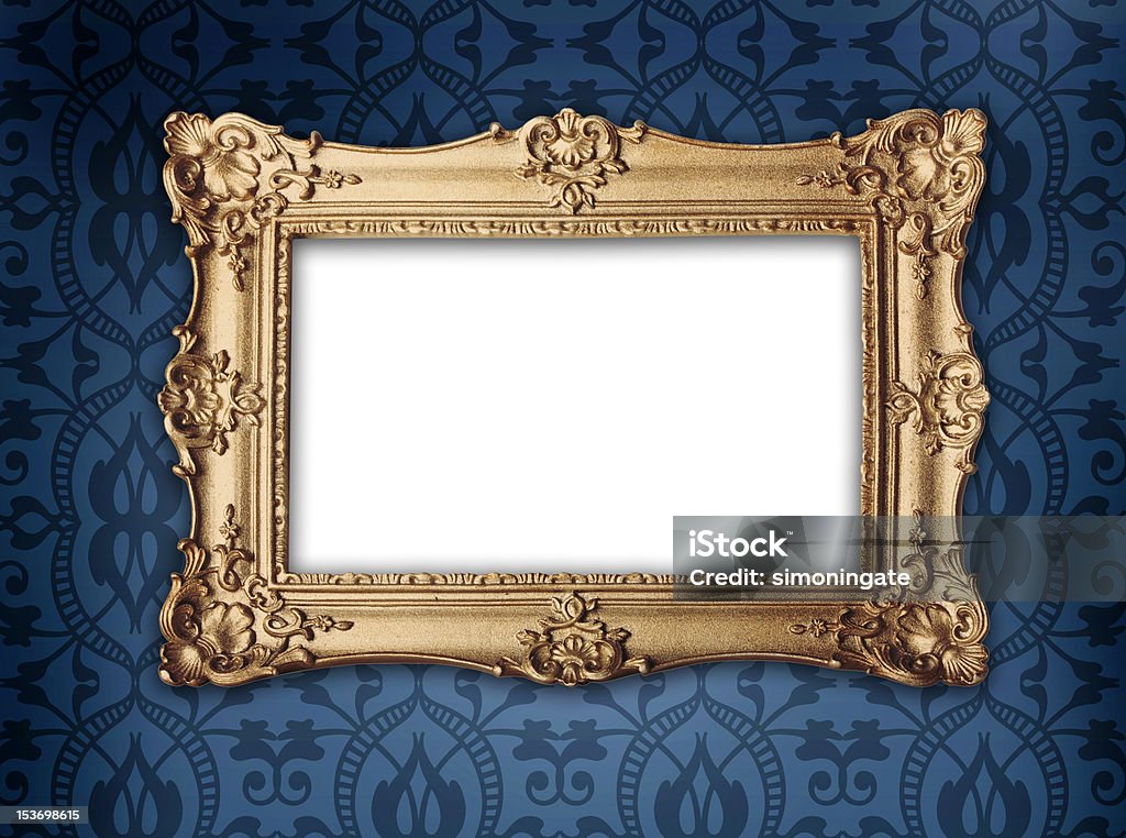 gold frame im viktorianischen oder regency Stil Tapete - Lizenzfrei König Ludwig XIV. von Frankreich Stock-Foto