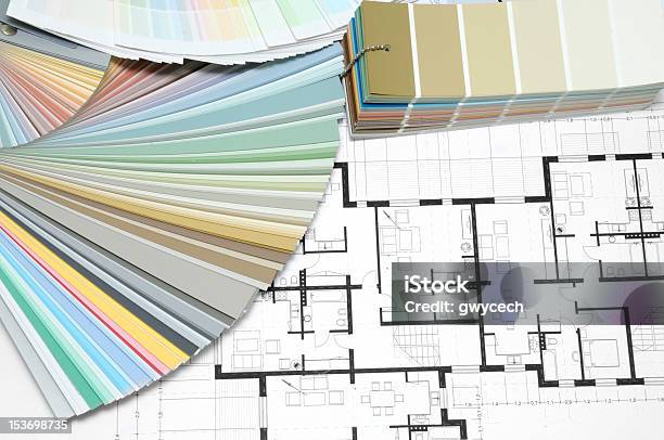 Designer Strumenti Di Colore - Fotografie stock e altre immagini di Architetto - Architetto, Architettura, Attrezzatura