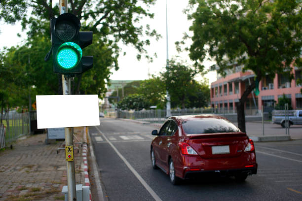 istock Traffic light at a pedestrian  crossing inside the university 1536993907