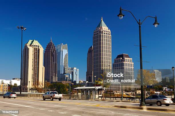 Foto de Centro Da Cidade Atlanta Ga e mais fotos de stock de Atlanta - Atlanta, Geórgia - Sul dos Estados Unidos, Rua