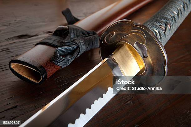 Japanese Sword And Sheath Stock Photo - Download Image Now - Samurai Sword, Sword, Samurai