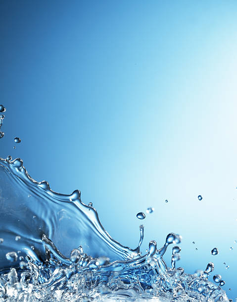 water splash stock photo