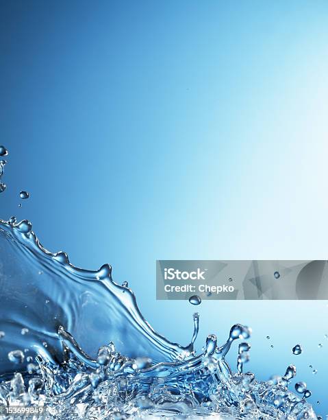 Water Splash Stock Photo - Download Image Now - Water, Splashing, Spray
