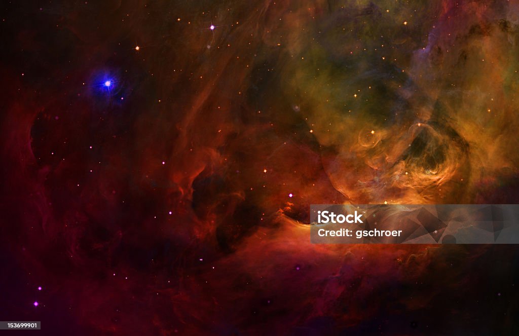 Surreale Orion spazio cielo stellato - Foto stock royalty-free di Spazio cosmico