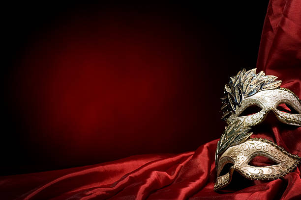 Carnival mask Carnival mask on dark background with copy space carnival costume stock pictures, royalty-free photos & images