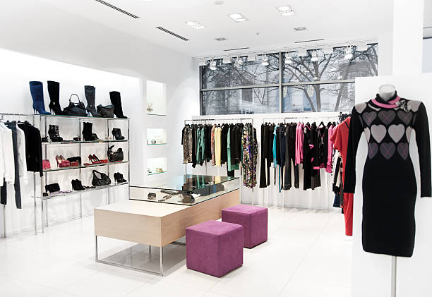 istock Clothing sales point women 153700022