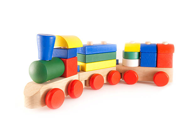 istock Wooden toy train 153700444