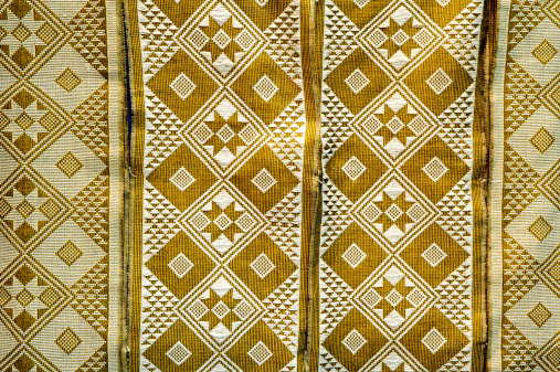 beautiful african cloth with rich pattern from Guinea-Bissau