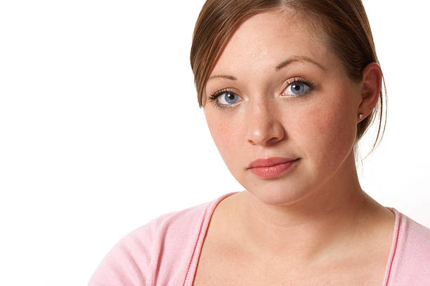 istock Simple Young Woman in Pink 153702483