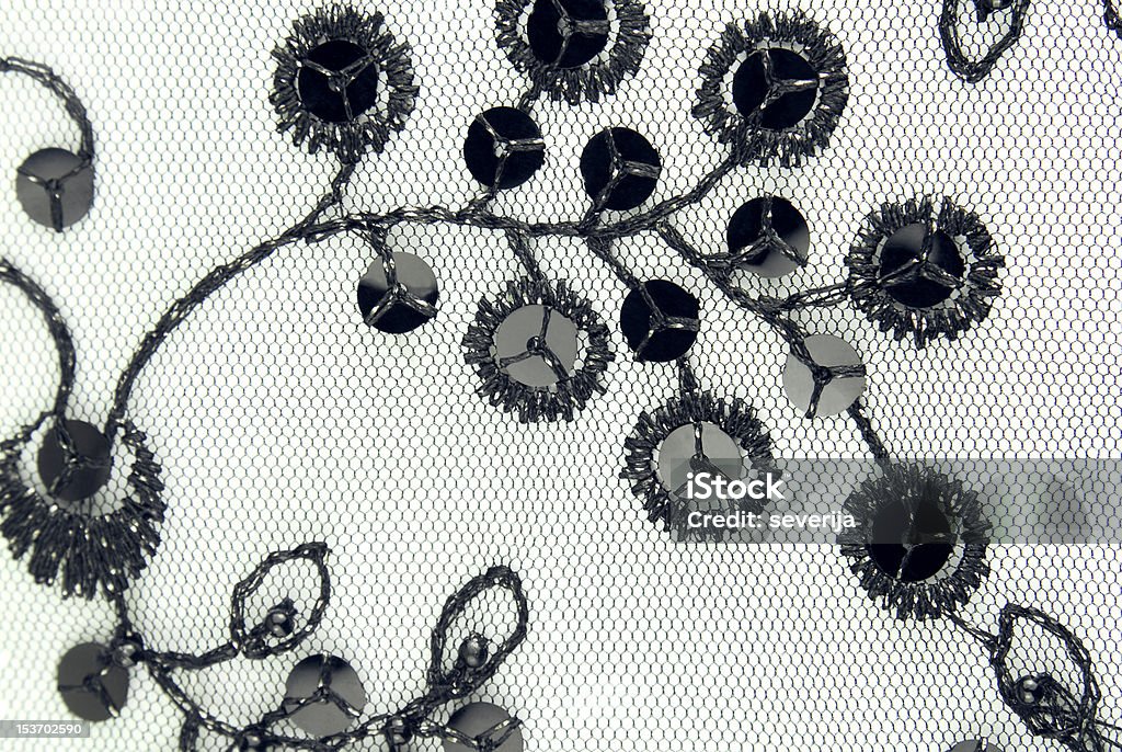 tulle nero trama - Foto stock royalty-free di Organdi