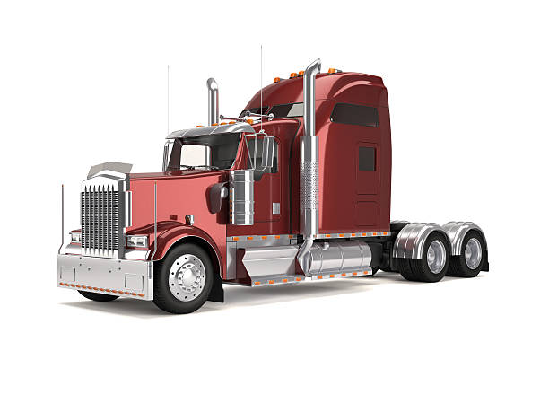 istock red american truck 153703280