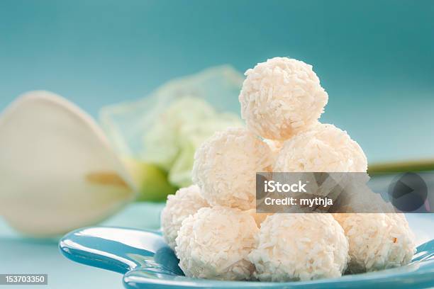 Coconut Cookies Stock Photo - Download Image Now - Panellets, Arrangement, Baked