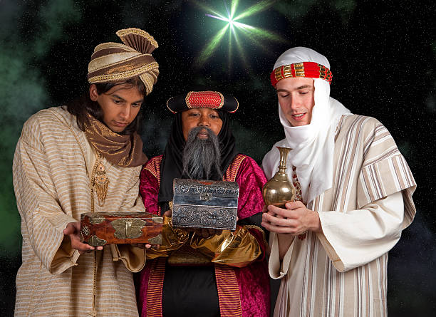 wisemen presentes - 3 wise men imagens e fotografias de stock