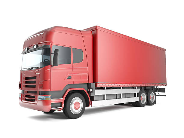 istock red european truck 153703691