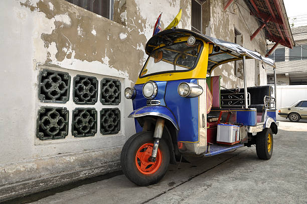 istock Vintage Thailand Scooter Car Front 153704557