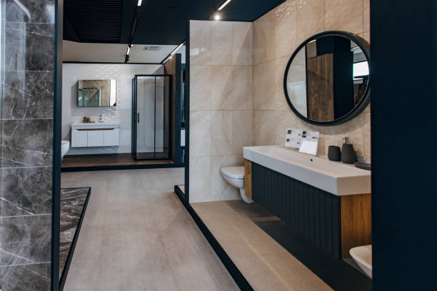 istock Bathrooms in showroom 1537046505