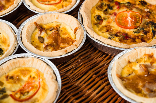 Quiches on sale at Artisan Market - Stately Home