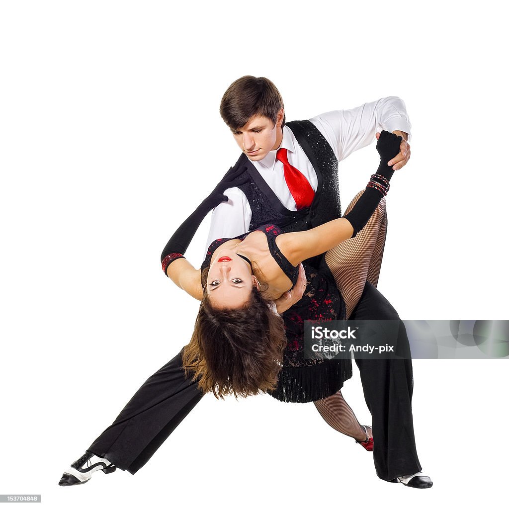 Два танго танцоры в действии - Стоковые фото Пара - Человеческие взаимоотношения роялти-фри