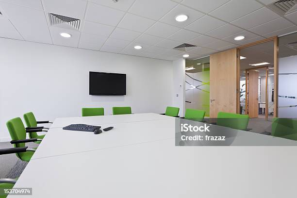 Modern Furnished Boardroom Stock Photo - Download Image Now - Architectural Feature, Board Room, Business