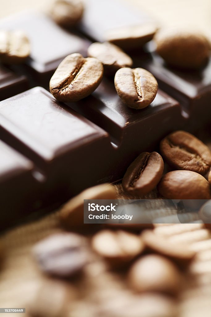chocolate y café - Foto de stock de Asado - Alimento cocinado libre de derechos