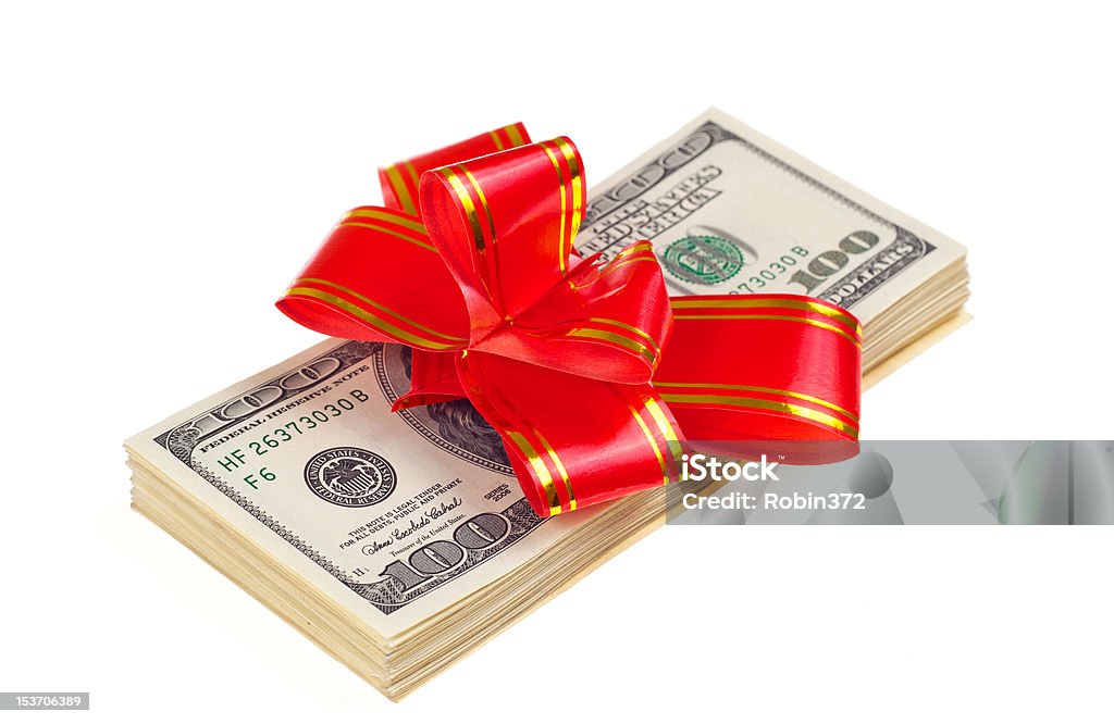 Dólar de férias com arco - Foto de stock de Aniversário royalty-free