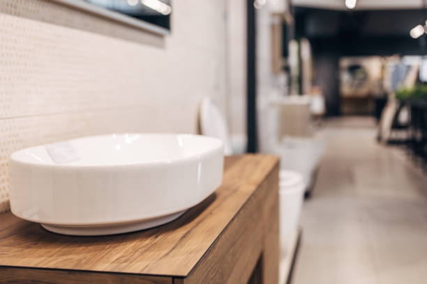 istock Bathroom sink in showroom 1537067994