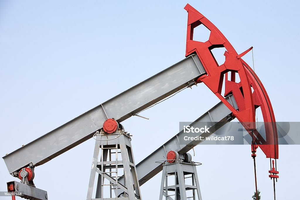 石油パンプスのクローズアップ - ガソリンのロイヤリティフリーストックフォト