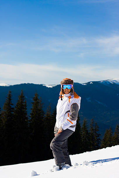 istock Young woman on ski vacation 153707800