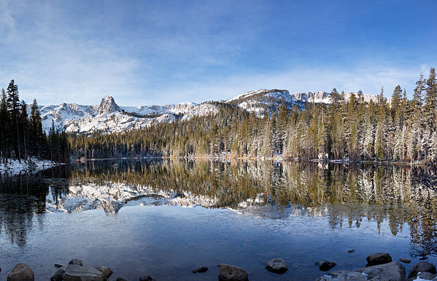 istock Winter reflections at Mammoth Lakes in California 153708748