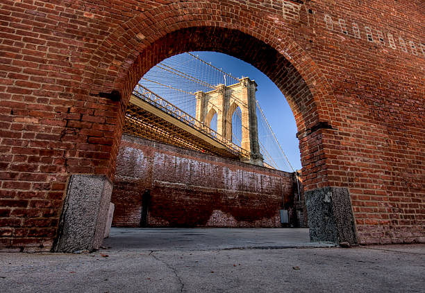 istock Window to the Brooklyn Bridge 153709345
