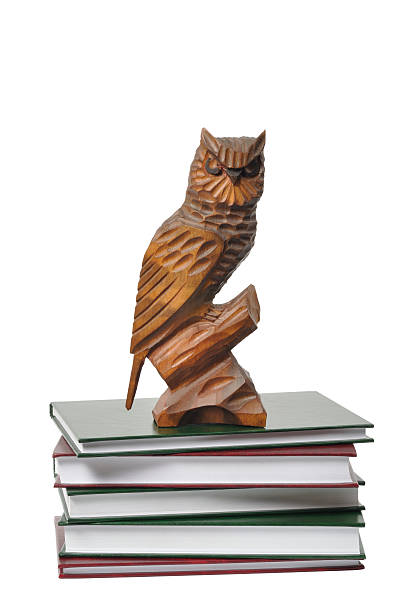 istock Wooden Owl and Books 153709763