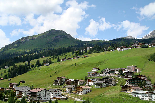 istock Village Lech in Voralberg 153710078