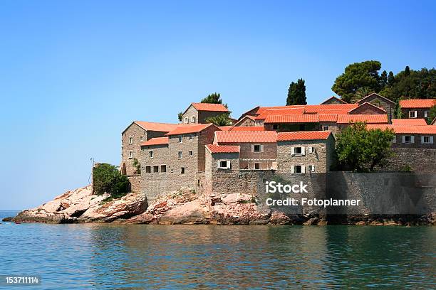 Sveti Stefan Stock Photo - Download Image Now - Adriatic Sea, Architecture, Balkans