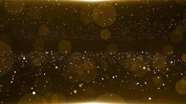 istock Particles gold glitter bokeh award dust abstract background 1537113549