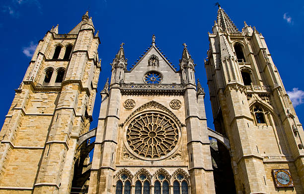 Church in Spain stock photo