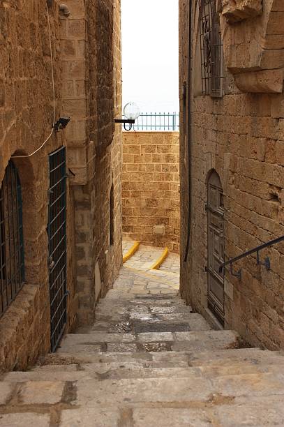istock Old Jaffa street, Israel 153711534