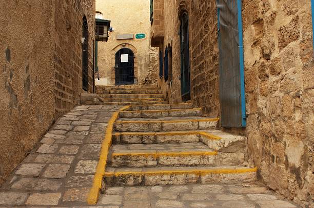 istock Old Jaffa street, Israel 153711541