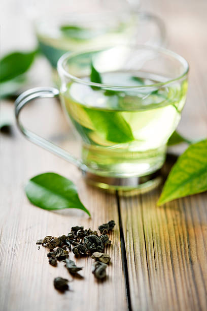 istock Herbal green tea with mint leaves in the tea 153711620