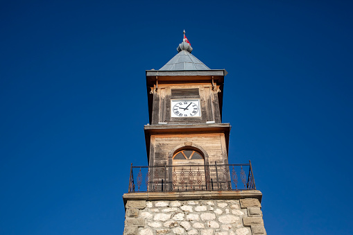 Bilecik Clock Tower, Historic clock tower. Bilecik - Turkey