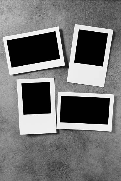 istock Designer concept - blank photo frames for your photos 153712361