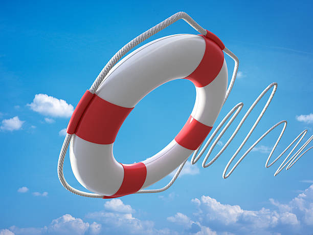 istock lifebelt over the sky 153712690