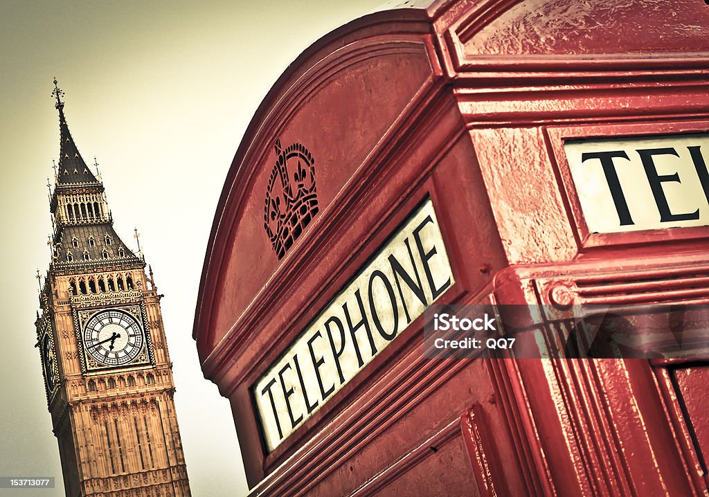 Boîte de téléphone, Londres - Photo de Angleterre libre de droits