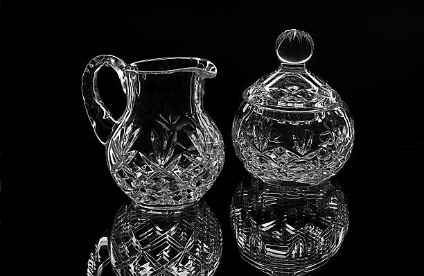 istock crystal sugar and cream set 153713187