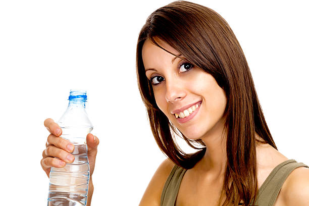 istock Girl with water bottle 153713445