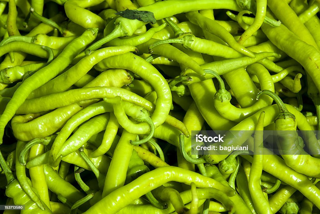Feforoni Green Pepperoni Stock Photo - Download Image Now - Chili Pepper, Close ...