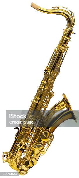 Recorte De Saxofone - Fotografias de stock e mais imagens de Barulho - Barulho, Branco, Dispersa