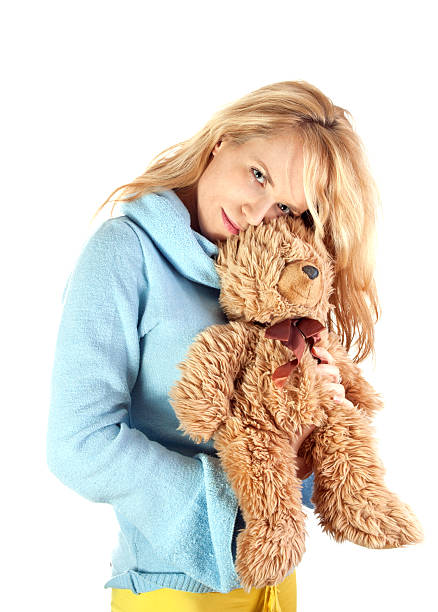 istock Beautiful girl with teddy bear 153714866