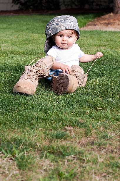 Air Force Child stock photo