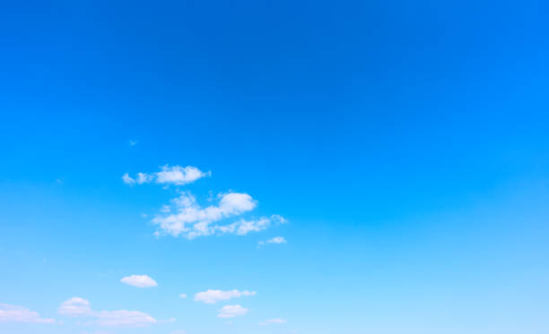istock Beautiful almost clear blue sky with light clouds 1537163070